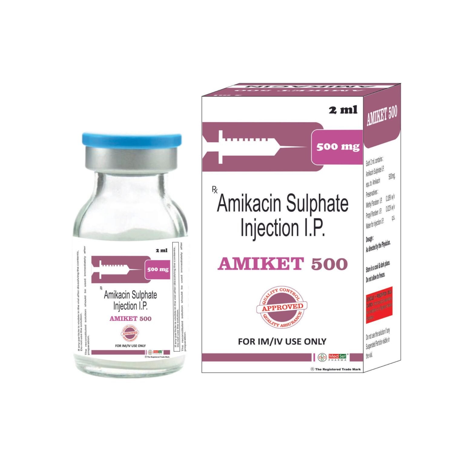 AMIKET-500 INJECTION - Medset Pharma